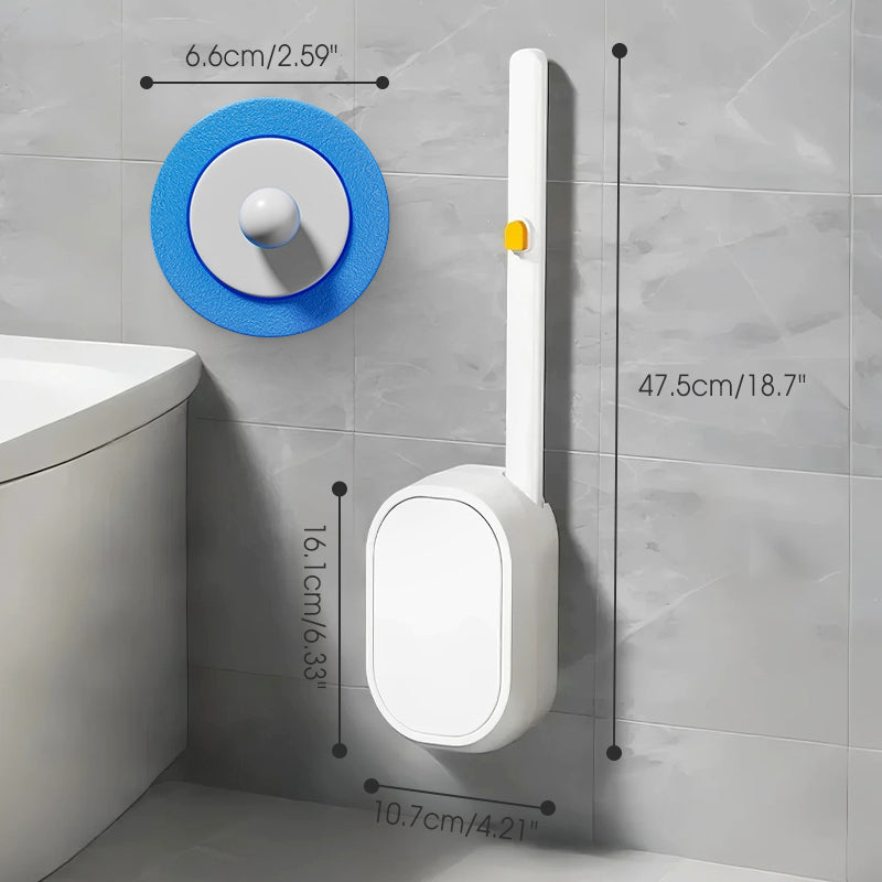 🧹✨ Einweg-Toilettenbürste mit auswechselbarem Kopf – hygienisch, kein Keim-Schlepp. 💧🧼 40 % Rabatt, solange Vorrat reicht!