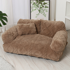 🐾🛋️ Orthopädisches Haustier-Sofa mit erhöhtem Rand – Plüschig, abnehmbarer & waschbarer Bezug 🧼✨ 50% RABATT!