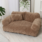 🐾🛋️ Orthopädisches Haustier-Sofa mit erhöhtem Rand – Plüschig, abnehmbarer & waschbarer Bezug 🧼✨ 50% RABATT!