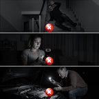 🔦⚡ P50 wiederaufladbare Zoom-Taschenlampe mit LED, 🌿🔋 langlebig & vielseitig für Outdoor, Haus und Notfall – robuste Qualität und stufenlos einstellbarer Strahl.