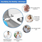 🚽💧 Nichtelektrischer Bidet-Aufsatz mit Doppeldüse 💦✨ – Hygienische Selbstreinigung & einfache Montage. Für mehr Frische und Sauberkeit im Alltag. Optimale Toiletten-Hygiene ohne Strom.