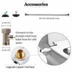 🚽💧 Nichtelektrischer Bidet-Aufsatz mit Doppeldüse 💦✨ – Hygienische Selbstreinigung & einfache Montage. Für mehr Frische und Sauberkeit im Alltag. Optimale Toiletten-Hygiene ohne Strom.