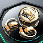 🏃‍♂️💨 【Kabellose Open-Ear-Kopfhörer】 Mit Luftleitungstechnologie ✨🎧 für sicheren Halt beim Sport. Die Umgebung im Ohr, die Musik im Kopf. Perfekt für Laufen & Fitness.🔊🔥