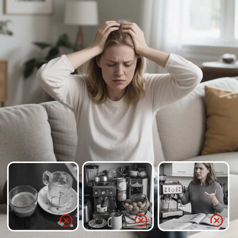 ✨🔥 Espressomaschine für Zuhause mit Dampfdüse – perfekter Milchschaum für Latte & Cappuccino ☕💧 Kompakte Siebträger-Maschine mit schneller Brühgruppe und einfacher Reinigung für echten Kaffeegenuss.