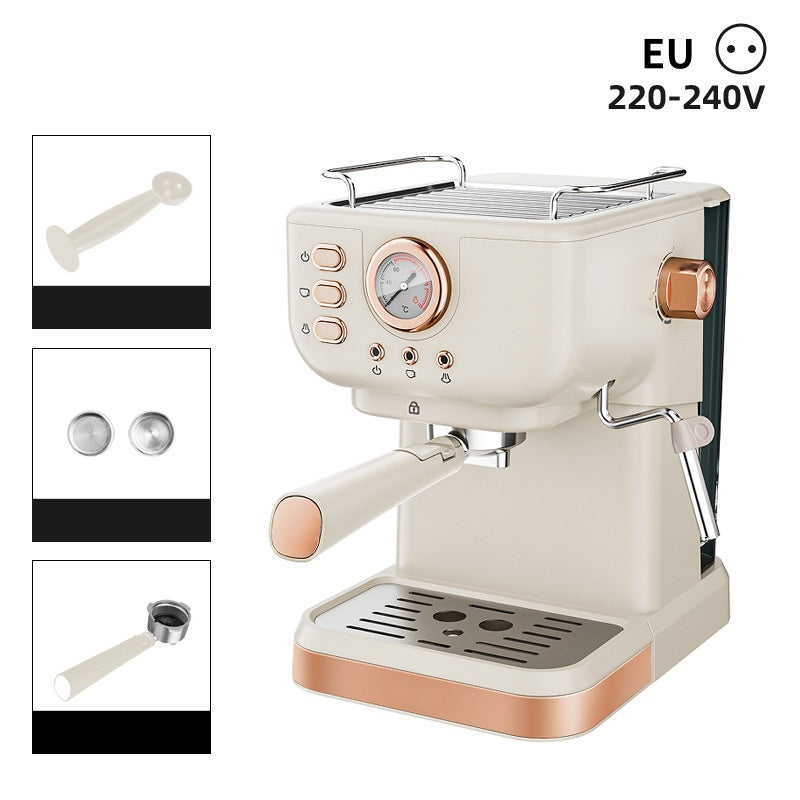 ✨🔥 Espressomaschine für Zuhause mit Dampfdüse – perfekter Milchschaum für Latte & Cappuccino ☕💧 Kompakte Siebträger-Maschine mit schneller Brühgruppe und einfacher Reinigung für echten Kaffeegenuss.