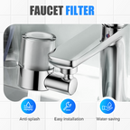 🚿💧 360°-720° drehbares Wasserhahn-Sprühkopf-Set – Universelle Filterdüse, wassersparend, kalklösend, für Küche & Bad 💦🔧 Jetzt sparen & sauber genießen – einfach aufstecken, sofort wirken!