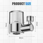 🚿💧 360°-720° drehbares Wasserhahn-Sprühkopf-Set – Universelle Filterdüse, wassersparend, kalklösend, für Küche & Bad 💦🔧 Jetzt sparen & sauber genießen – einfach aufstecken, sofort wirken!