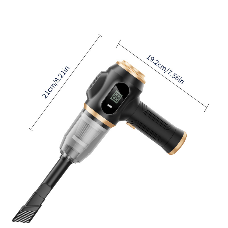 🔋🧹 Kabelloser Auto-Handstaubsauger 4-in-1 💨✨ – kraftvoll, kompakt & vielseitig für Auto & Zuhause. Inklusive Fugen- & Bürstendüse. Sofort einsatzbereit!