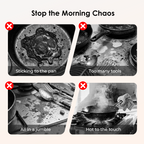 🍯🔥 Waben-Antihaft-Pfanne aus Edelstahl: 40% Rabatt!⚡⚡ Perfekt für fettarmes und gesundes Braten.