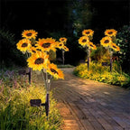 🌻☀️ GIRASOLE SOLARE 50% RABATT! 🌻✨ Lebensechte Blüten, IP65 wasserdicht & automatische Dämmerungssensor (8-12h Leuchtdauer)