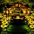 🌻☀️ GIRASOLE SOLARE 50% RABATT! 🌻✨ Lebensechte Blüten, IP65 wasserdicht & automatische Dämmerungssensor (8-12h Leuchtdauer)
