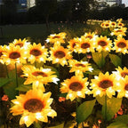 🌻☀️ GIRASOLE SOLARE 50% RABATT! 🌻✨ Lebensechte Blüten, IP65 wasserdicht & automatische Dämmerungssensor (8-12h Leuchtdauer)