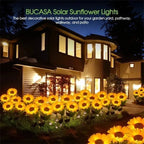 🌻☀️ GIRASOLE SOLARE 50% RABATT! 🌻✨ Lebensechte Blüten, IP65 wasserdicht & automatische Dämmerungssensor (8-12h Leuchtdauer)