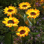 🌻☀️ GIRASOLE SOLARE 50% RABATT! 🌻✨ Lebensechte Blüten, IP65 wasserdicht & automatische Dämmerungssensor (8-12h Leuchtdauer)