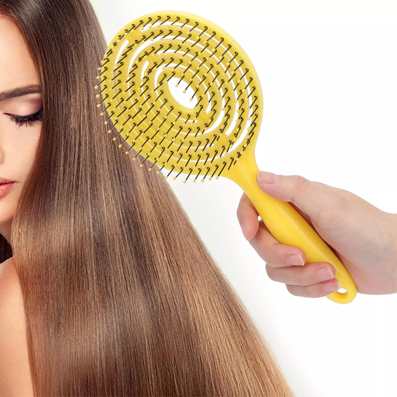 💨✨ Einzigartige tragbare Haarglättungsbürste mit Ionentechnik für frizzfreies Styling ⏳💥 -50% Rabatt für kurze Zeit