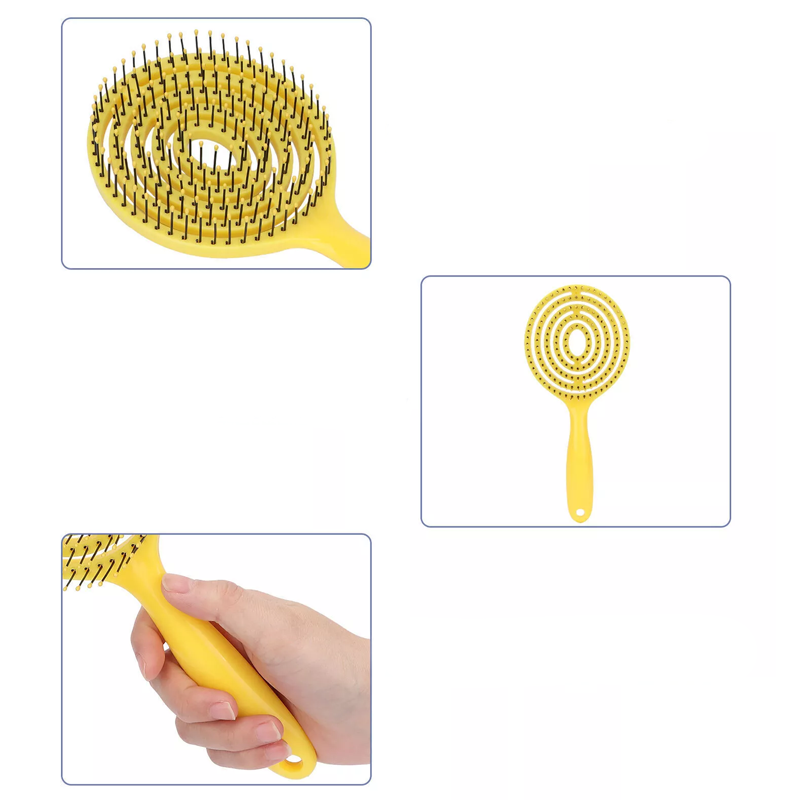 💨✨ Einzigartige tragbare Haarglättungsbürste mit Ionentechnik für frizzfreies Styling ⏳💥 -50% Rabatt für kurze Zeit