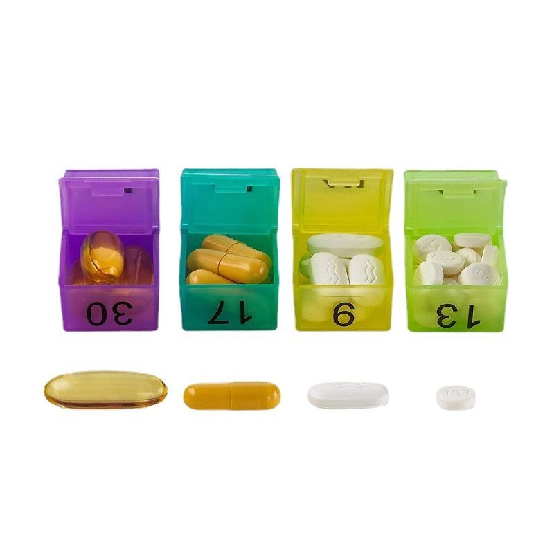 💊📅 Tragbarer 31-Tage-Monats-Pillenorganizer ✨💪 – Ideal für Reisen & Alltag, rutschfeste Tabletten-Box mit Datumsanzeige, kompakte Medikamentenaufbewahrung für Ihre Gesundheit
