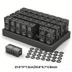 💊📅 Tragbarer 31-Tage-Monats-Pillenorganizer ✨💪 – Ideal für Reisen & Alltag, rutschfeste Tabletten-Box mit Datumsanzeige, kompakte Medikamentenaufbewahrung für Ihre Gesundheit