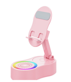 🎵📞 3-in-1 RGB Lautsprecher & Handyhalter – Kabelloser Ladeständer mit 📱🔊 dynamischem Licht, ideal fürs Homeoffice & Gaming. Perfekter Sound, freihändig telefonieren & Stimmungslicht in einem!