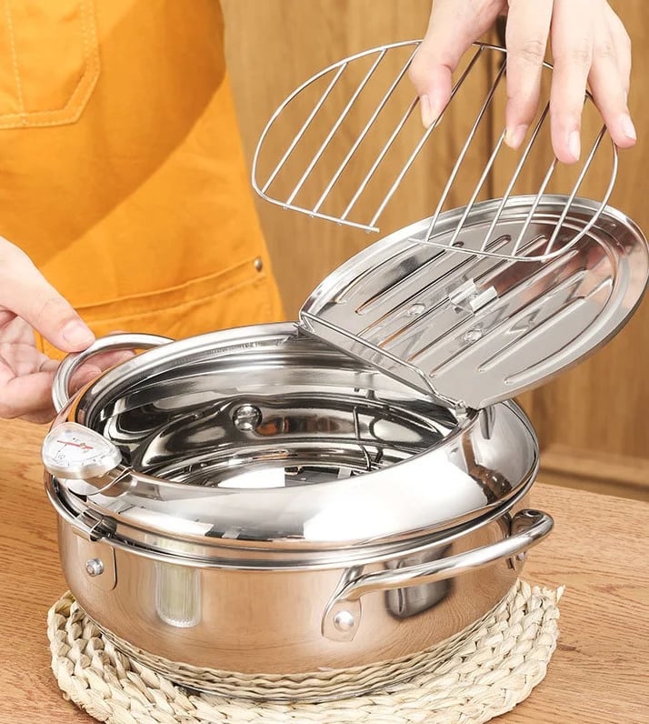 🍳🔥 Edelstahl-Bratpfanne mit Deckel – hitzebeständig & induktionsgeeignet 🔥🍳 Backofenfest, ergonomischer Griff, gleichmäßige Wärmeverteilung – für perfekte Bratergebnisse täglich. Jetzt sparen!