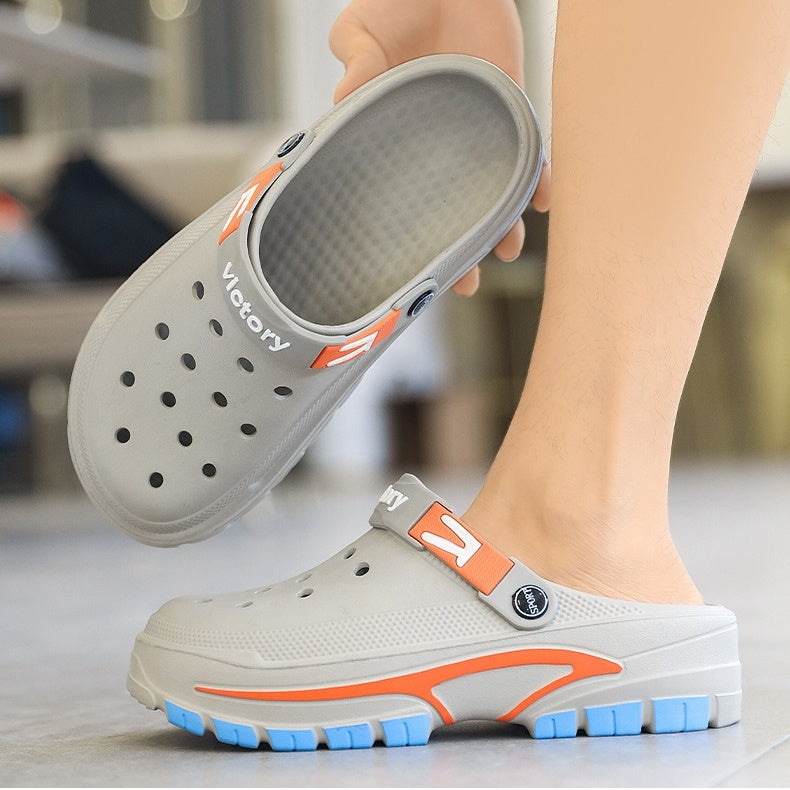 💎💨 50% RABATT! Atmungsaktive 2-in-1 Slip-On Sandalen für Herren 🏃‍♀️🌊 Rutschfeste EVA-Sohle & ultraleicht – ideal für Freizeit & Reisen