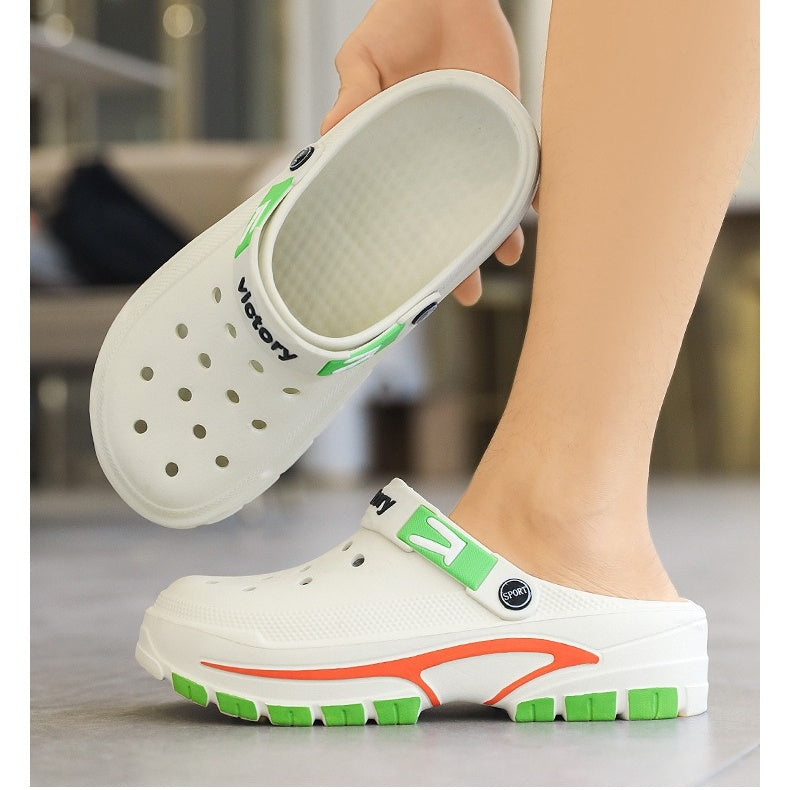 💎💨 50% RABATT! Atmungsaktive 2-in-1 Slip-On Sandalen für Herren 🏃‍♀️🌊 Rutschfeste EVA-Sohle & ultraleicht – ideal für Freizeit & Reisen