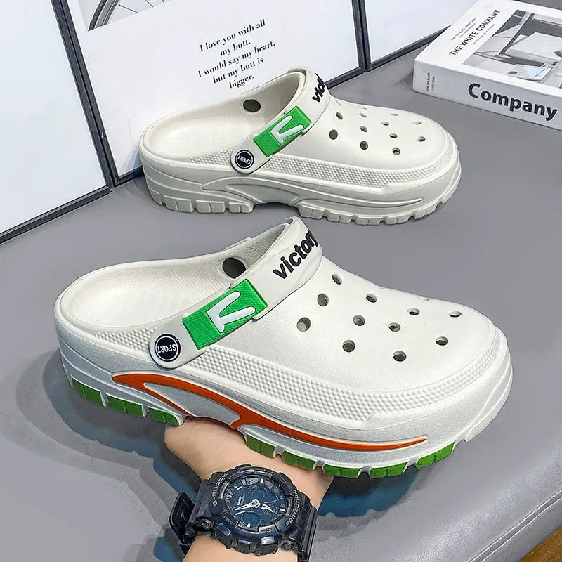 💎💨 50% RABATT! Atmungsaktive 2-in-1 Slip-On Sandalen für Herren 🏃‍♀️🌊 Rutschfeste EVA-Sohle & ultraleicht – ideal für Freizeit & Reisen