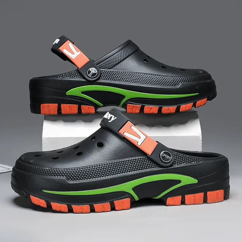 💎💨 50% RABATT! Atmungsaktive 2-in-1 Slip-On Sandalen für Herren 🏃‍♀️🌊 Rutschfeste EVA-Sohle & ultraleicht – ideal für Freizeit & Reisen