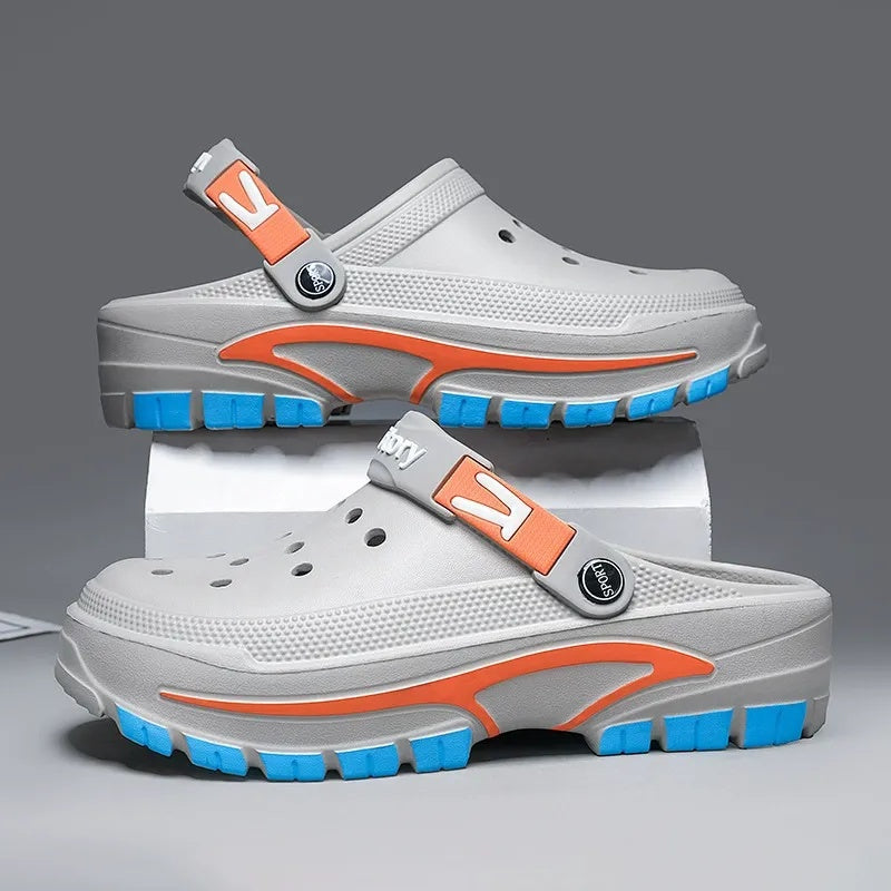 💎💨 50% RABATT! Atmungsaktive 2-in-1 Slip-On Sandalen für Herren 🏃‍♀️🌊 Rutschfeste EVA-Sohle & ultraleicht – ideal für Freizeit & Reisen