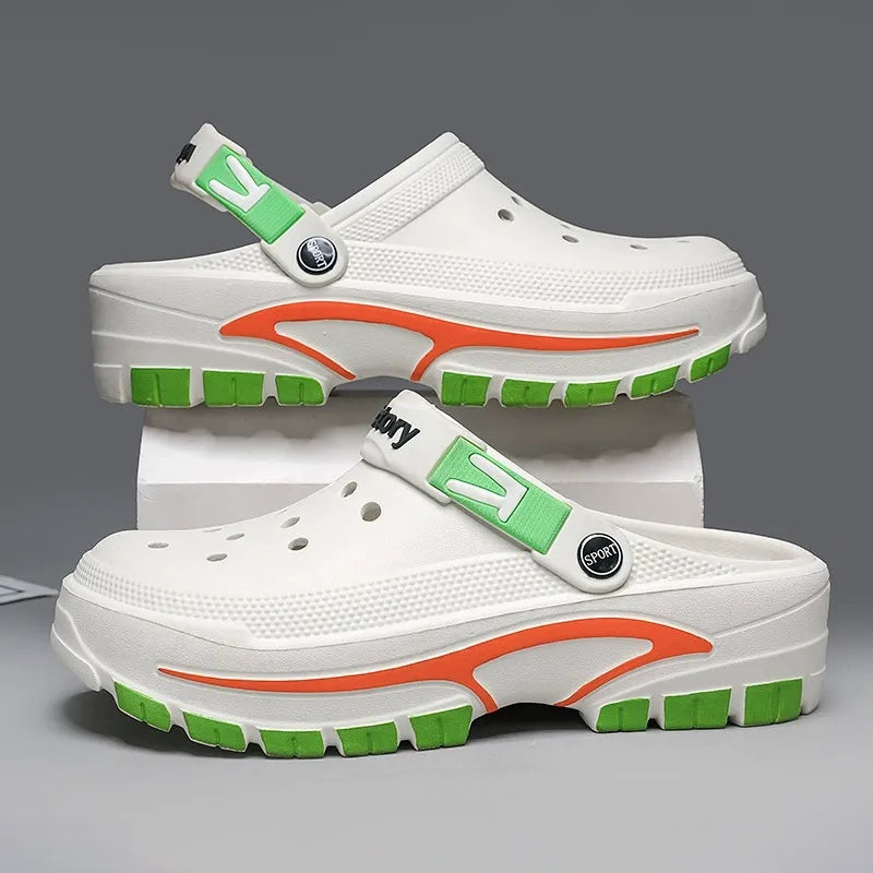 💎💨 50% RABATT! Atmungsaktive 2-in-1 Slip-On Sandalen für Herren 🏃‍♀️🌊 Rutschfeste EVA-Sohle & ultraleicht – ideal für Freizeit & Reisen