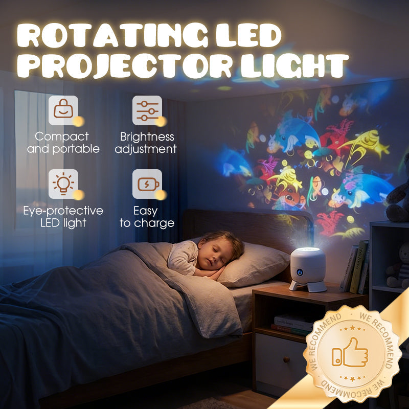 🥳🎉 Dynamisches LED-Projektorlicht, rotierend 💞⚡ Über 50.000+ verkauft! Ideal für Party & Haushalt – sofort Effekt erzielen.