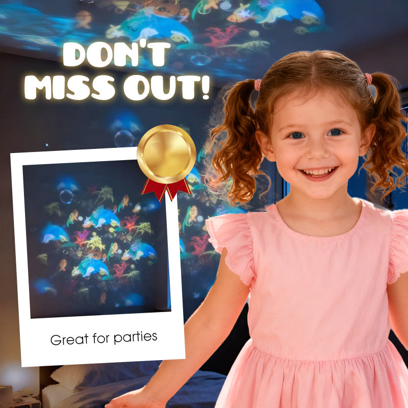 🥳🎉 Dynamisches LED-Projektorlicht, rotierend 💞⚡ Über 50.000+ verkauft! Ideal für Party & Haushalt – sofort Effekt erzielen.