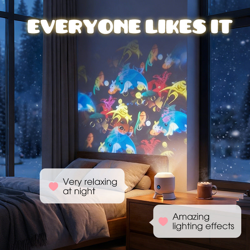 🥳🎉 Dynamisches LED-Projektorlicht, rotierend 💞⚡ Über 50.000+ verkauft! Ideal für Party & Haushalt – sofort Effekt erzielen.