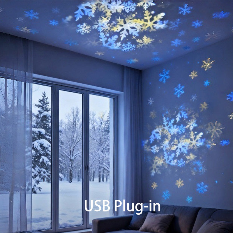 💡🌀 Dynamischer rotierender LED-Projektor mit Fernbedienung 🌟🎨 Lichteffekte für Party, Zuhause & Events – schafft stimmungsvolles Ambiente, einfache Bedienung, sofortiger Hingucker!