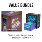 💡🌀 Dynamischer rotierender LED-Projektor mit Fernbedienung 🌟🎨 Lichteffekte für Party, Zuhause & Events – schafft stimmungsvolles Ambiente, einfache Bedienung, sofortiger Hingucker!