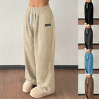 👖✨ Damen-Cordhose mit weitem Bein und Kordelzug – 🍃💫 perfekt für Alltag & Büro Hochwertiger Cordstoff, elastischer Bund – maximaler Komfort und lässiger Style vereint