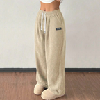 👖✨ Damen-Cordhose mit weitem Bein und Kordelzug – 🍃💫 perfekt für Alltag & Büro Hochwertiger Cordstoff, elastischer Bund – maximaler Komfort und lässiger Style vereint