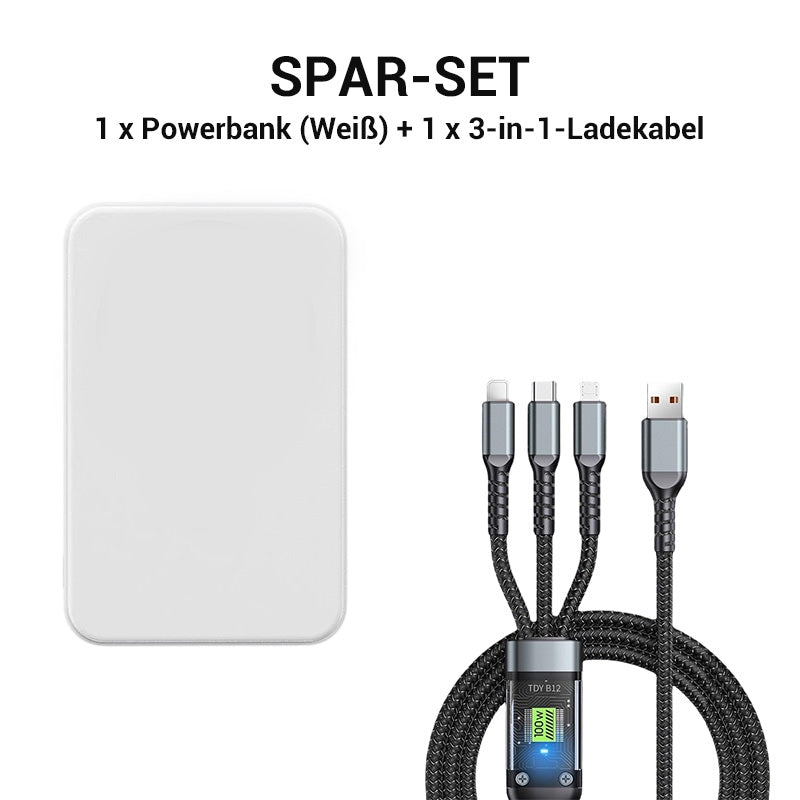 🔋⚡️ Letzter Tag: 50% auf magnetische Powerbank + Kauf von 2 spart weitere 10%! ✨💥 5000mAh & 20W Schnellladung – Deine kabellose Energie für Reise und Büro.