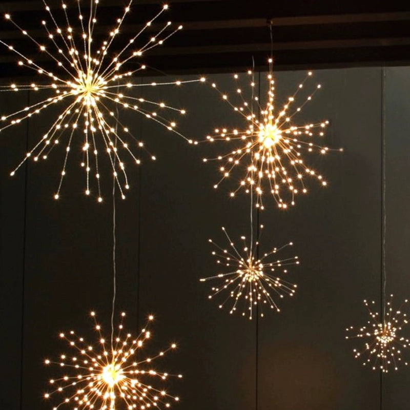 ✨🎆 50% RABATT! Solar-Feuerwerks-Lichterkette: 280 warmweiße LEDs, 8 Leuchtmodi 🌿💡 für Garten, Party & Terrasse – wasserdicht & dekorativ