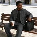 🔥🧥 Zweiteiliger Bomberjacken-Trainingsanzug: 50% Rabatt! ⏰👖 Stylischer Freizeit-Look aus hochwertiger Baumwoll-Mischung. Ideal für Sport & Alltag. Jetzt sparen!