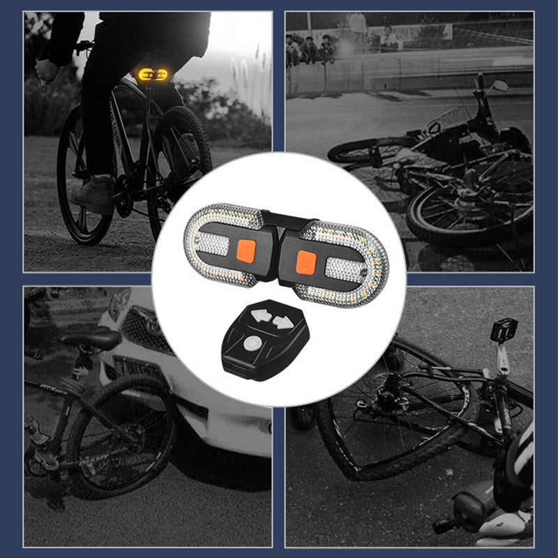 🌱🚴 Fahrradrücklicht mit Fernbedienung – 50% Frühlings-Rabatt!🔔💡 Blinker & Warnlicht, USB-C, 38 LEDs