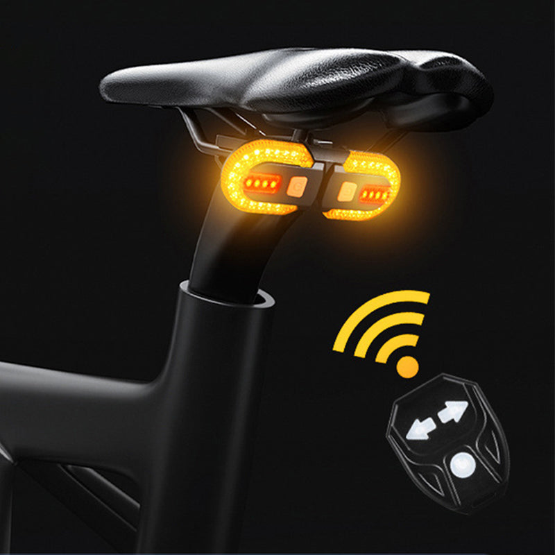 🌱🚴 Fahrradrücklicht mit Fernbedienung – 50% Frühlings-Rabatt!🔔💡 Blinker & Warnlicht, USB-C, 38 LEDs