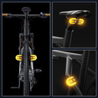 🌱🚴 Fahrradrücklicht mit Fernbedienung – 50% Frühlings-Rabatt!🔔💡 Blinker & Warnlicht, USB-C, 38 LEDs