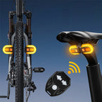 🌱🚴 Fahrradrücklicht mit Fernbedienung – 50% Frühlings-Rabatt!🔔💡 Blinker & Warnlicht, USB-C, 38 LEDs