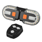 🌱🚴 Fahrradrücklicht mit Fernbedienung – 50% Frühlings-Rabatt!🔔💡 Blinker & Warnlicht, USB-C, 38 LEDs