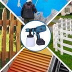 🎨⚡ KABELLOSES SPRÜHGERÄT – 5 Düsen, Hochdruck, ergonomisch 🔥💎 50% AUF RABATT – Perfekt für Lackierarbeiten, präzise & sauber.