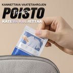🧼👕 Flecken sofort weg – tragbare Reinigungstücher für Kleidung ✨🧴 Ohne Wasser, ohne Seife – ideal für unterwegs, Reise, Büro & Restaurant. Entfernt Rotwein, Fett & Make-up rückstandslos.