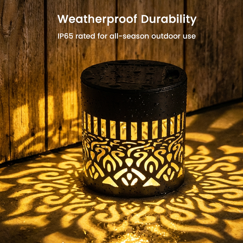 🌿💡 Solar-Mandalaleuchte 2-in-1: Boden- & Wandleuchte für Garten & Terrasse 🌙✨ mit Vintage-Projektion, rostfrei & IP65 – 60% RABATT!