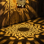 🌿💡 Solar-Mandalaleuchte 2-in-1: Boden- & Wandleuchte für Garten & Terrasse 🌙✨ mit Vintage-Projektion, rostfrei & IP65 – 60% RABATT!