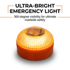 🚨🔦 V16 Stroboskoplichtleiste mit starkem Magneten – 360° Rotation, 16 LED Modi & IP65 wasserdicht ⚡🔋 für Baustelle, Offroad & Notfälle – ideal als Warnleuchte für LKW, Auto & Boot
